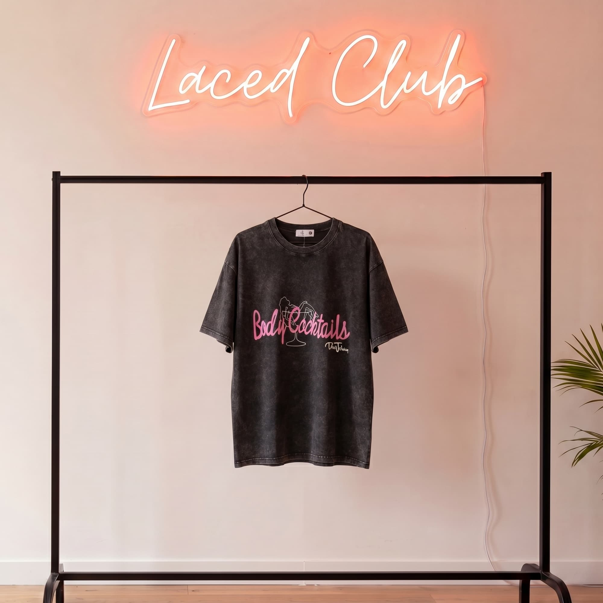 Gallery Dept Body Cocktails Tee — Washed Black