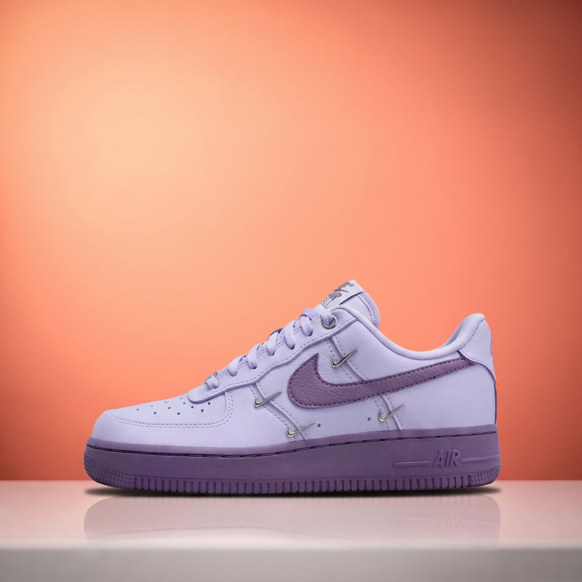 Nike Air Force 1 Mini Swoosh — Oxygen Purple