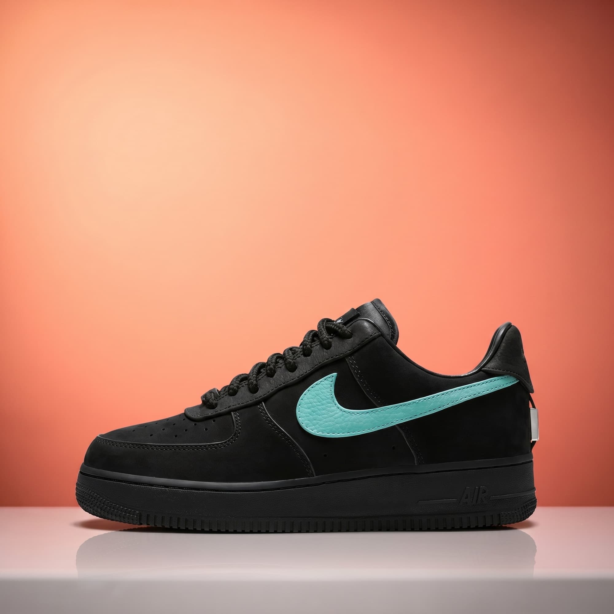 Tiffany x Nike Air Force 1 1837 — Black / Tiffany Blue