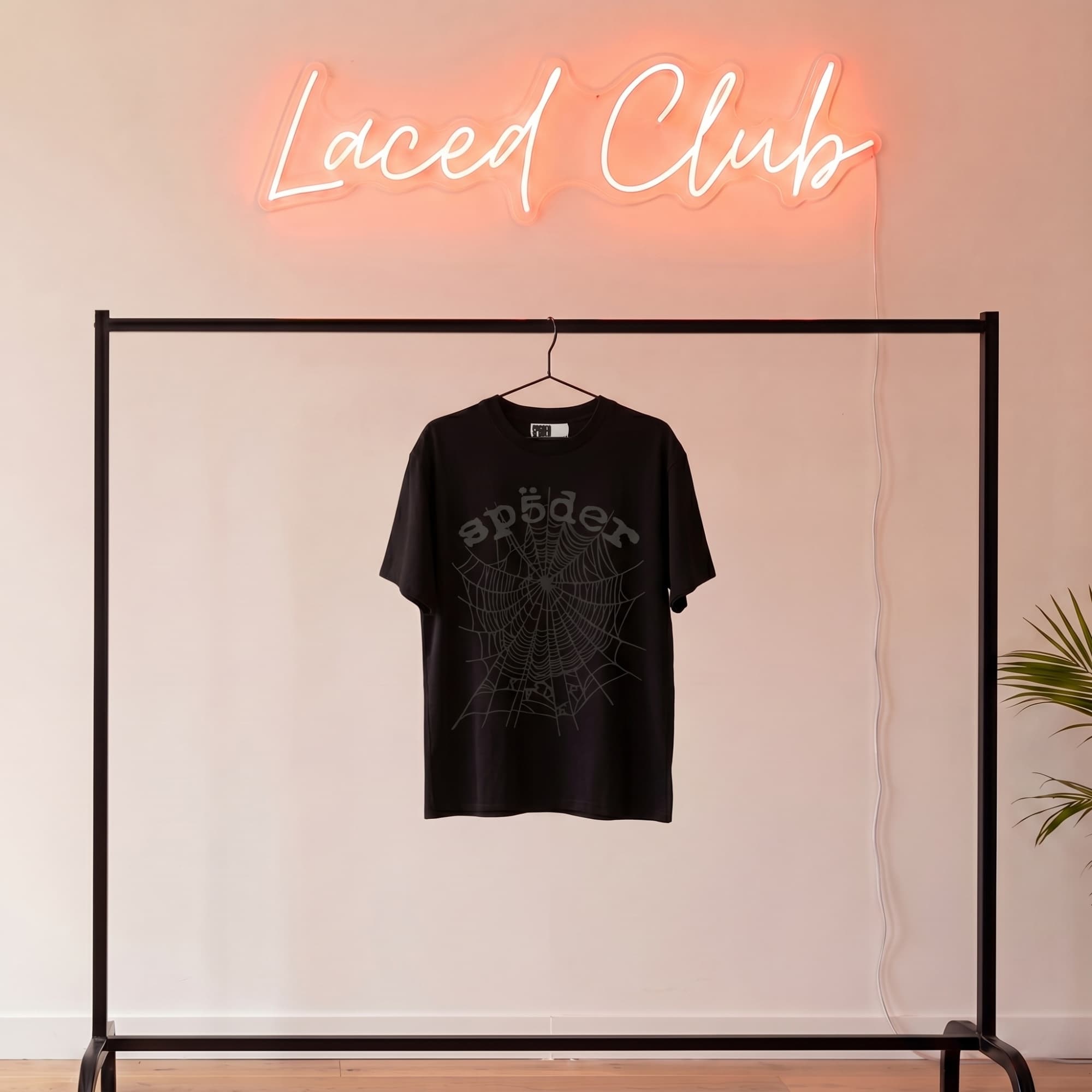 Sp5der OG Web T-Shirt — Black