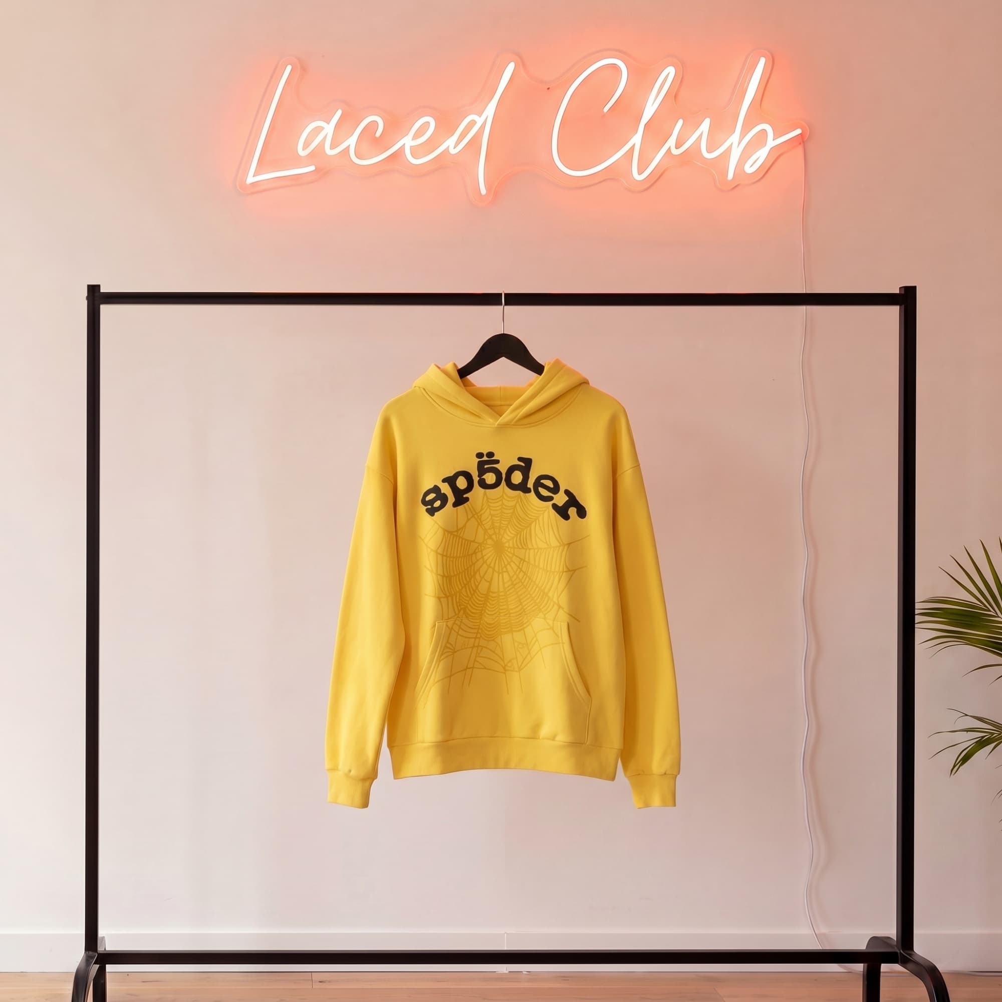 Sp5der Websuit Hoodie — Yellow
