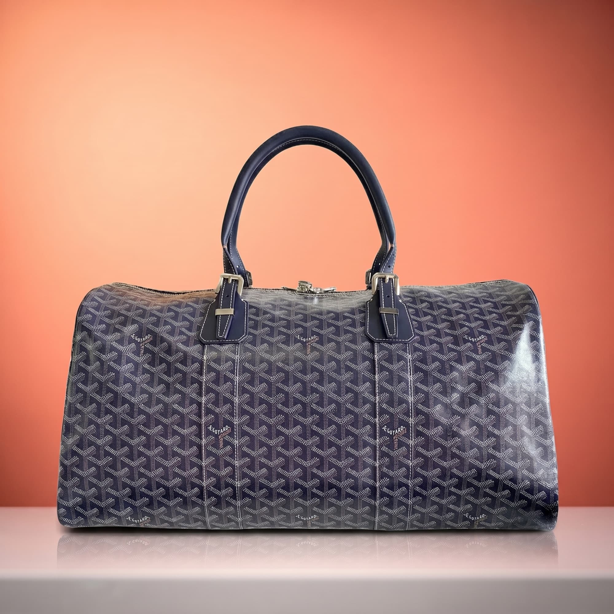Goyard Croisière Duffle Bag 50 — Navy