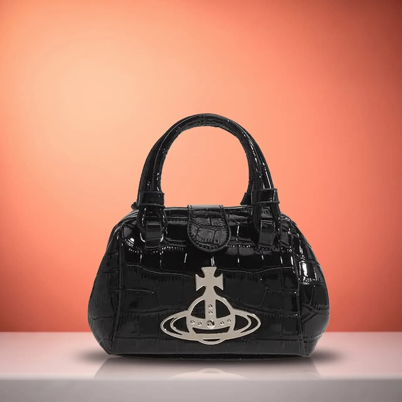 Vivienne Westwood Yasmine — Black Croc