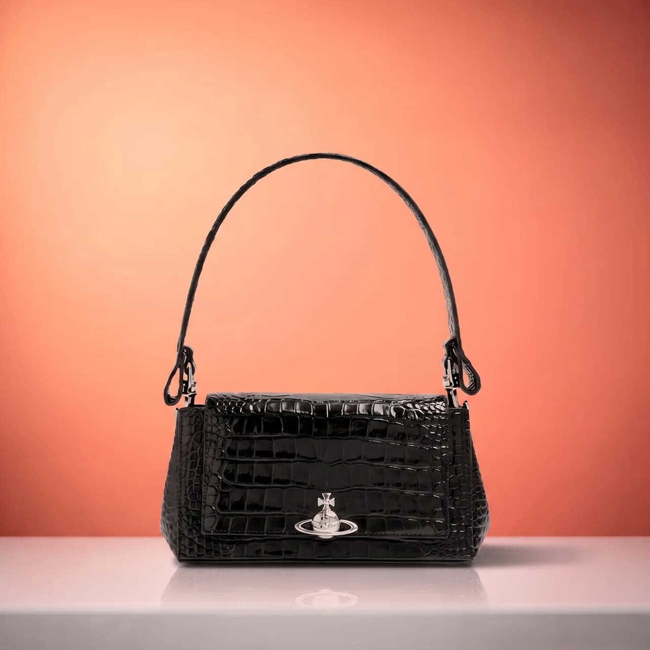 Vivienne Westwood Hazel — Black Croc