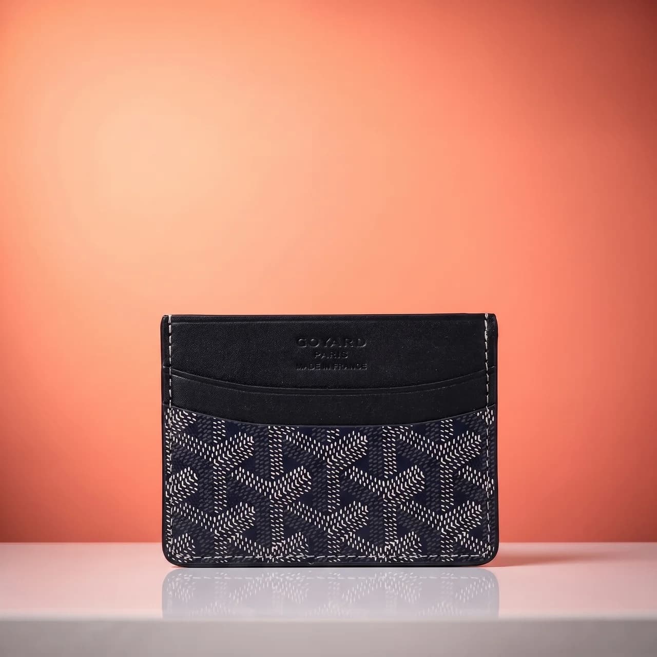 Goyard Cardholder — Navy