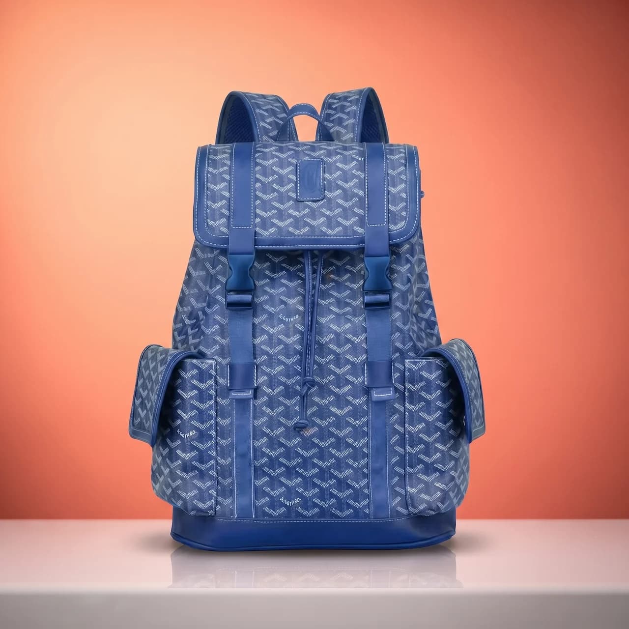 Goyard Backpack — Blue