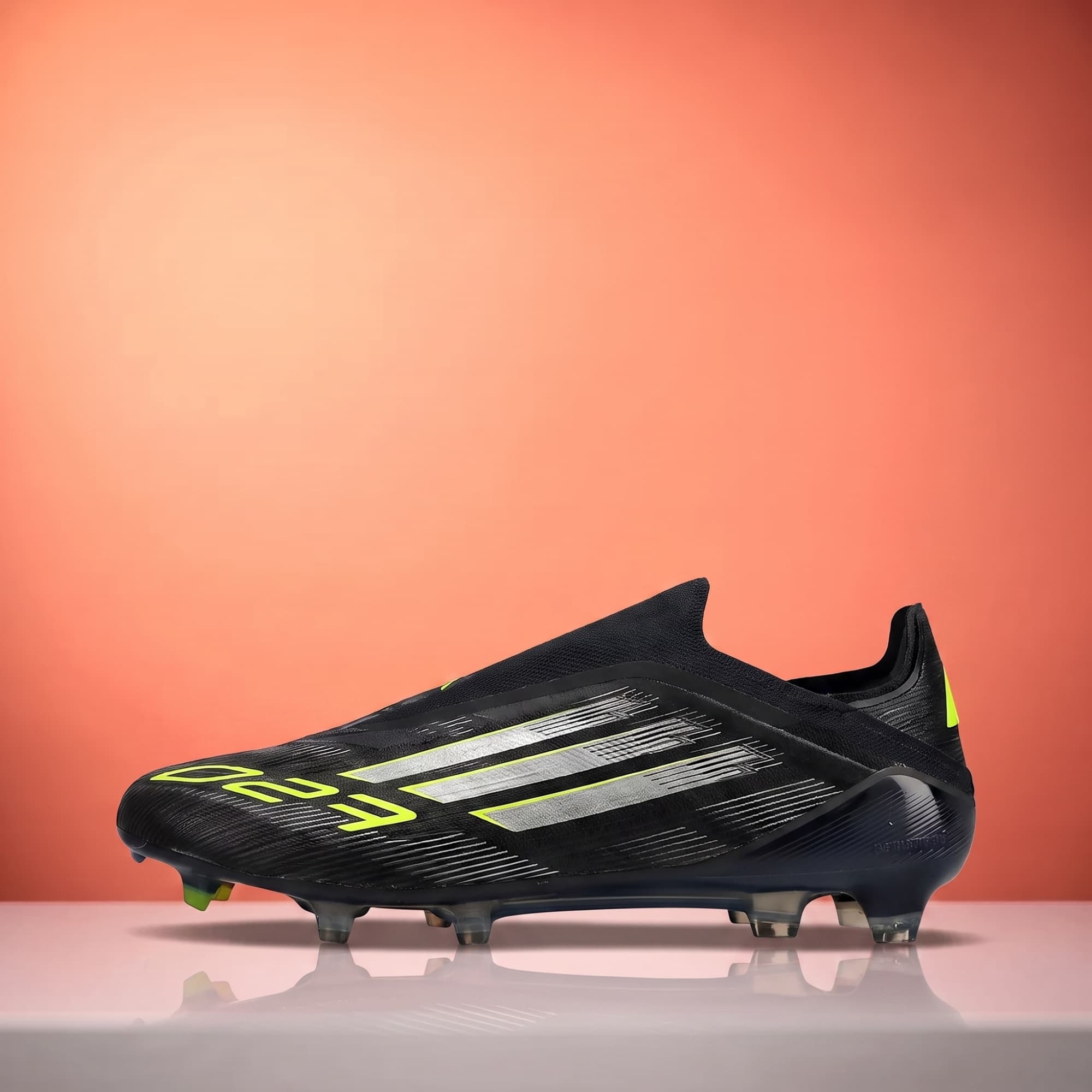 Adidas F50 Elite FG — Black / Volt