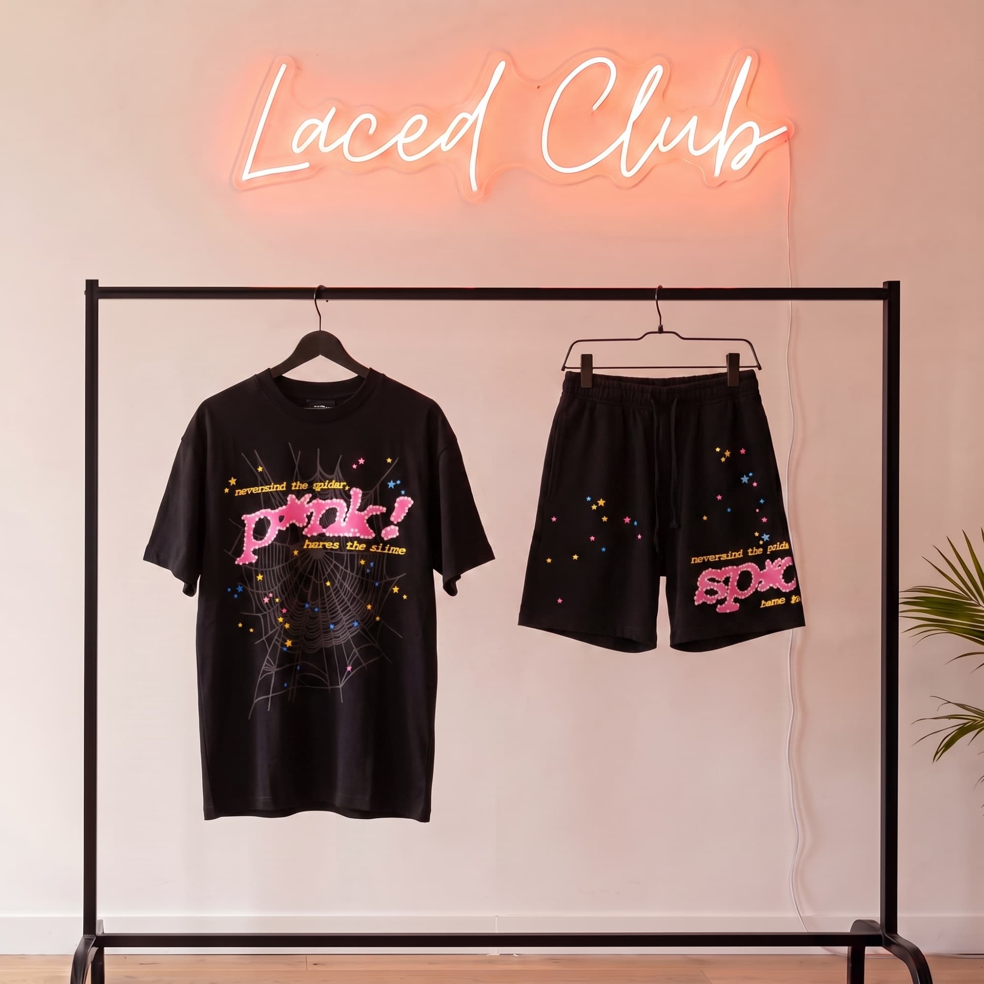 Sp5der Tee Set — Black