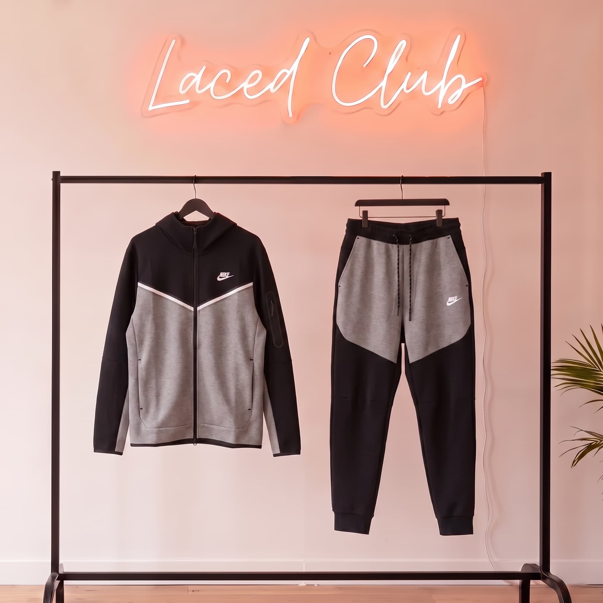 Nike Tech Fleece Set — Black / Grey