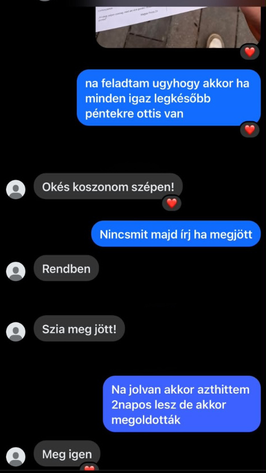 Vásárlói visszajelzés