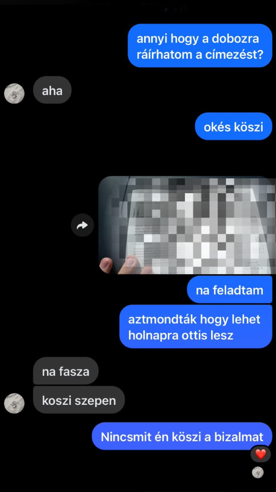 Vásárlói visszajelzés